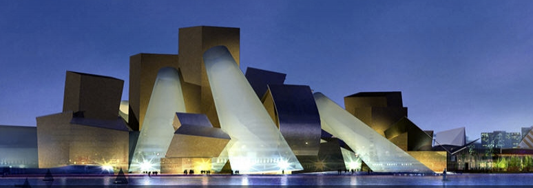 Guggenheim Museum Cultural District of Saadiyat Island in Abu Dhabi