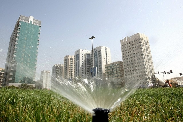 Abu Dhabi uses the treated effluent to irrigate public parks and city landscaping
