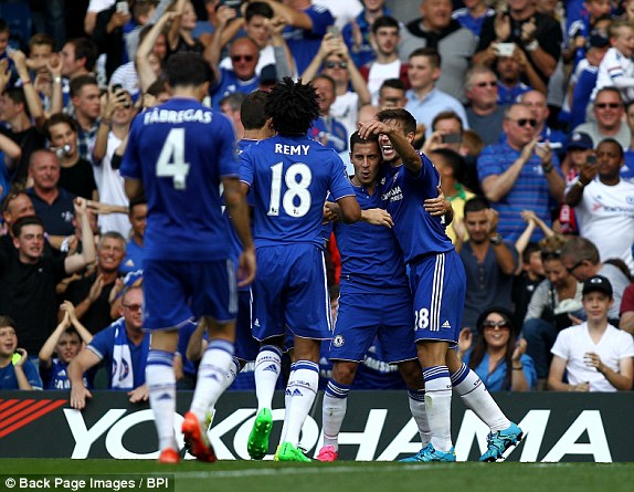 Chelsea 2-0 Arsenal Barclays Premier League Result