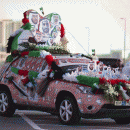 Car Decorated for UAE National Day