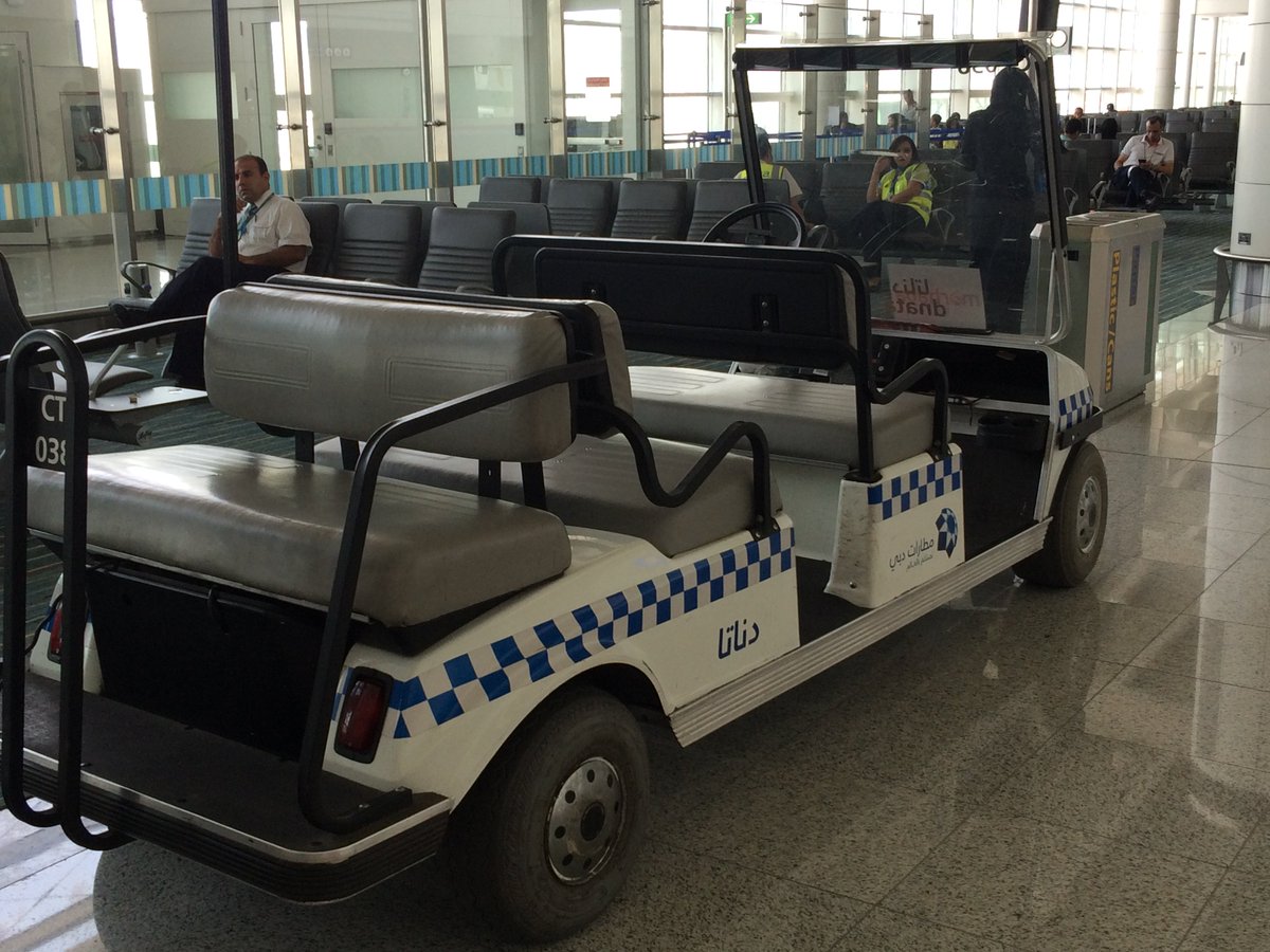 Dubai Airport Golf Buggy