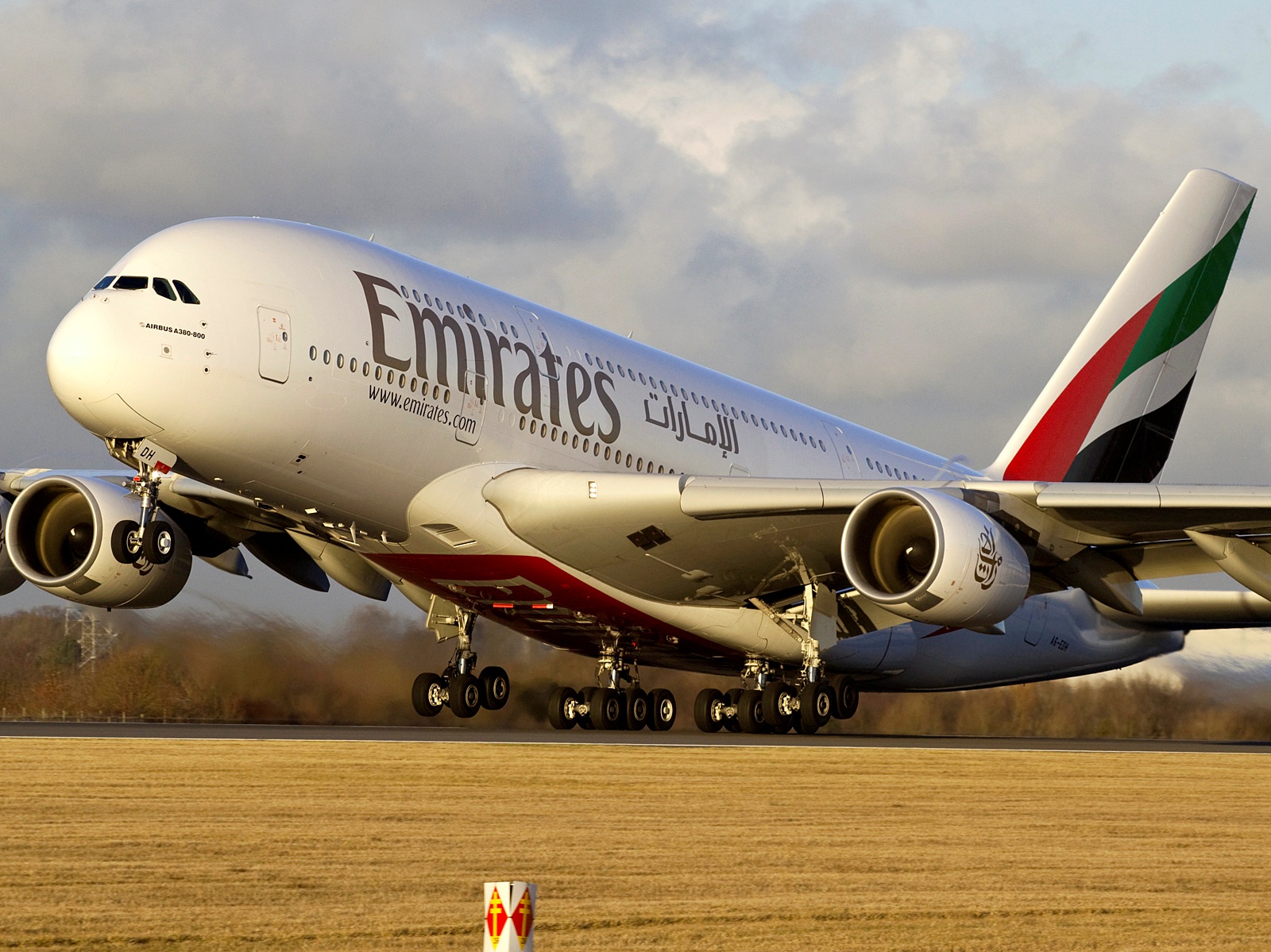 Emirates Airlines Flight Takeoff