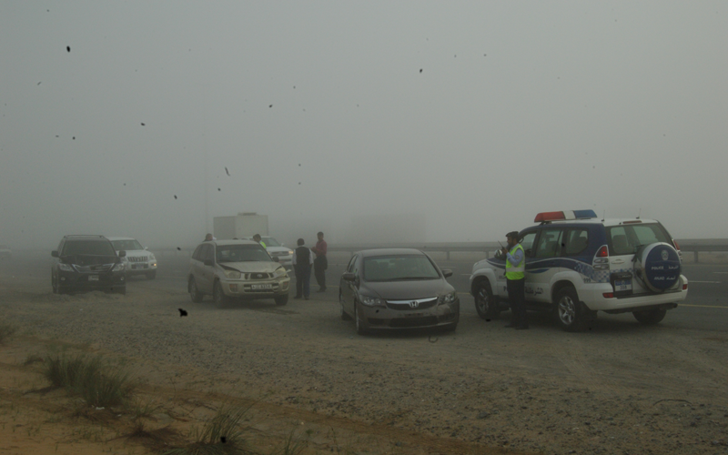 Accidents due to Fog