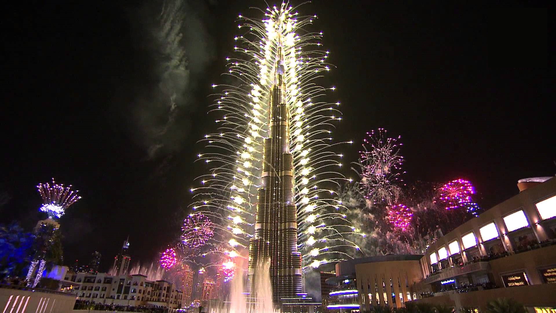 Burj Khalifa Fireworks