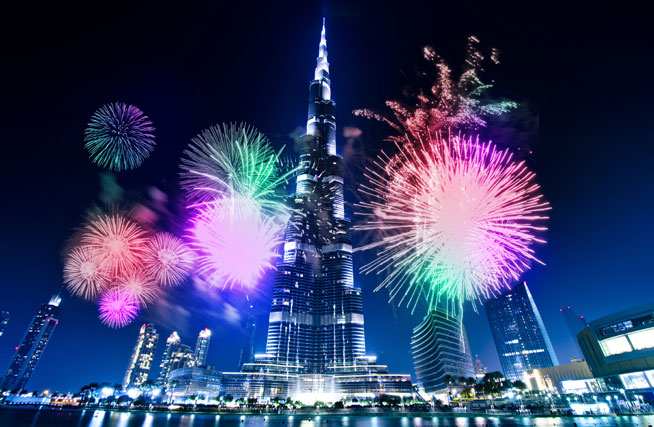 Fireworks Burj Khalifa