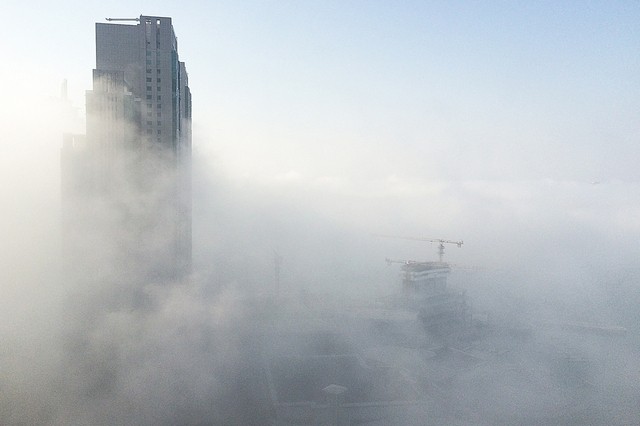 Fog in Dubai