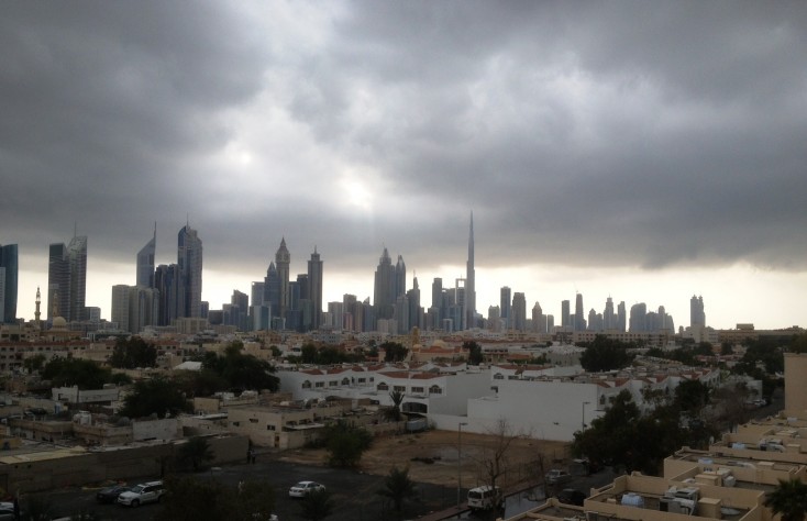 Dubai Cloudy Skies