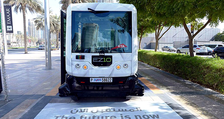 Dubai Driverless Vehicle
