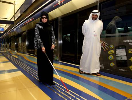 Special Needs Traveller on Dubai Metro