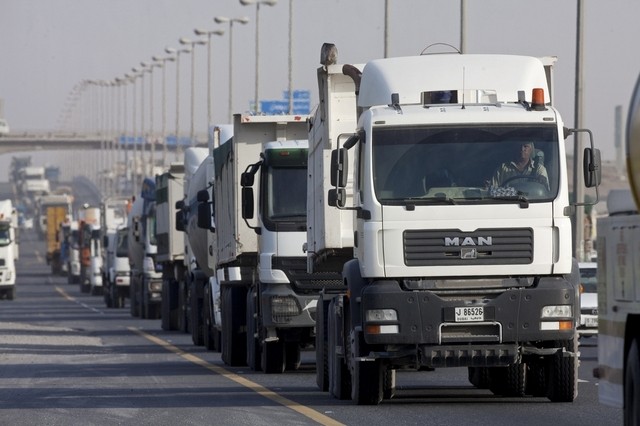 Trucks on UAE Roads