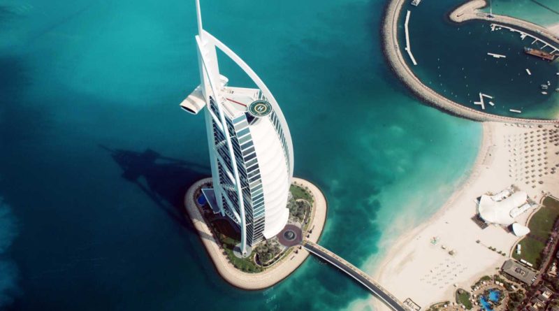 Burj Al Arab Aerial View