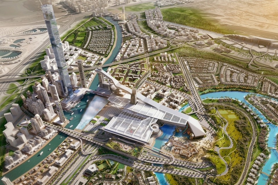 Meydan One Mall Aerial View
