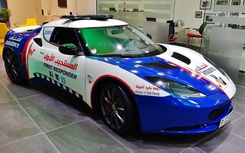 New Dubai Ambulance Mustang