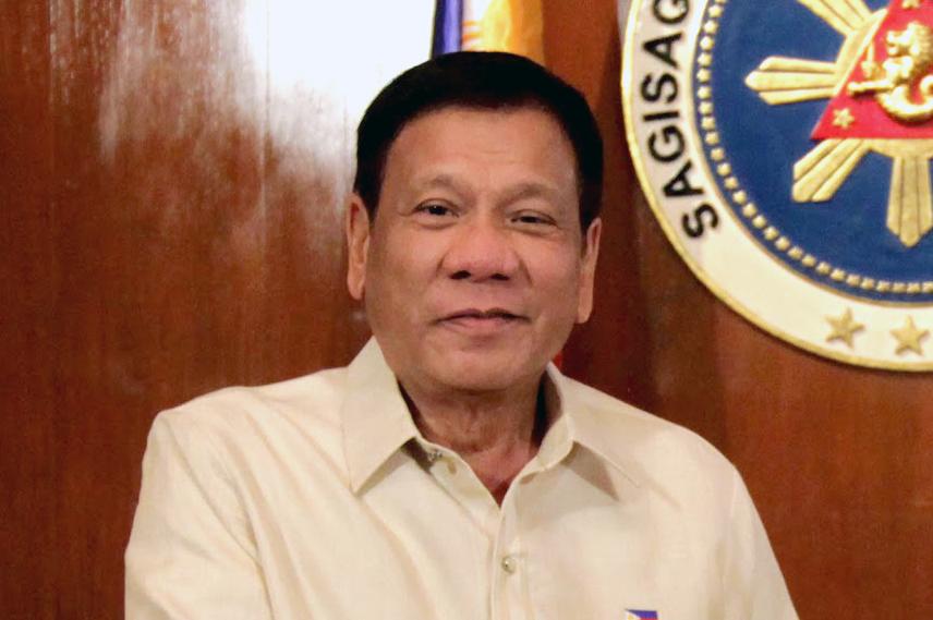 Philippine President Rodrigo Duterte
