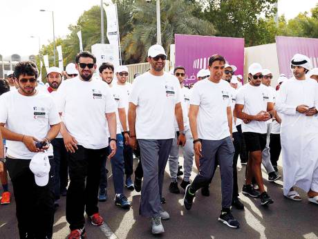 Walk to Give 2017 in Abu Dhabi
