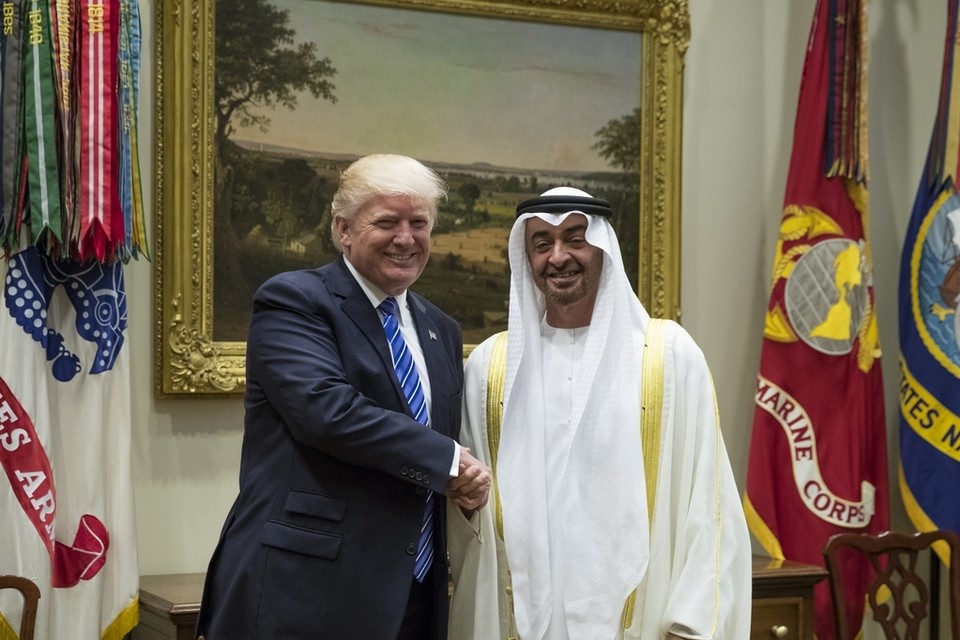 Sheikh Mohammed Meets Donald Trump