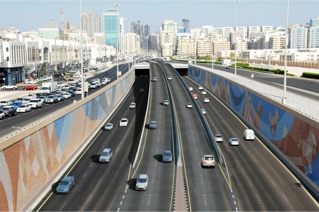 Sheikh Zayed Tunnel in Abu Dhabi