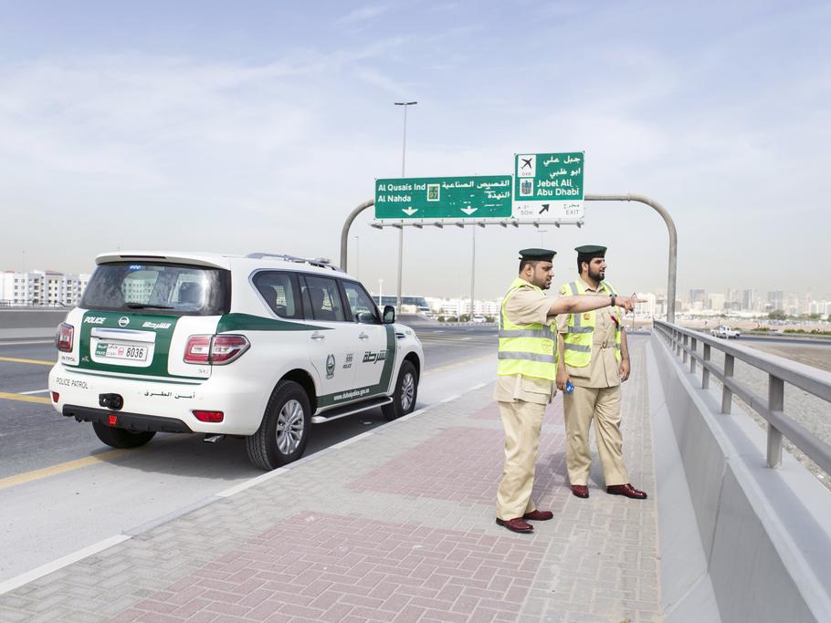 Dubai Police on the Road