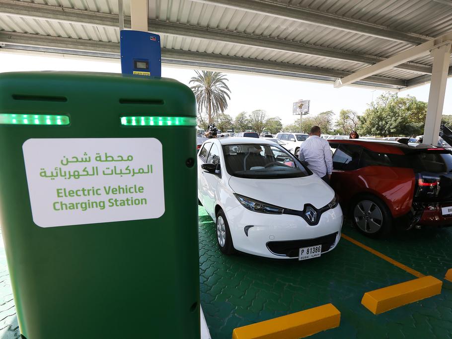 Electric Vehicle Charging Station UAE