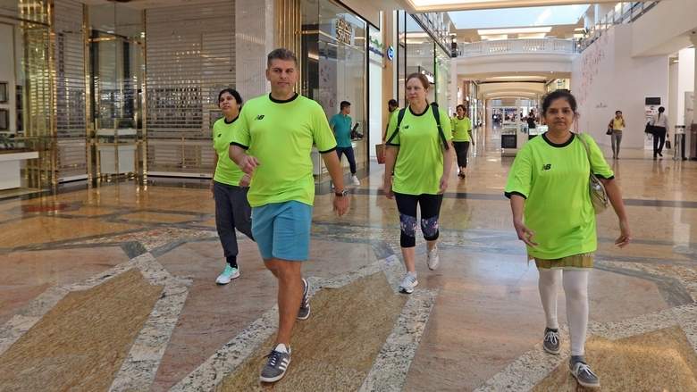 Mall Walking at Mall of the Emirates