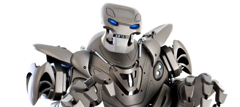 Titan, the robot greeter in Abu Dhabi