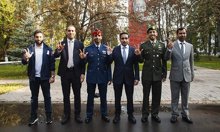 Emirati astronauts in their final preparations for historic mission