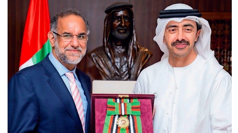 Sheikh Khalifa confers Zayed II Order on outgoing Indian envoy Navdeep Singh Suri