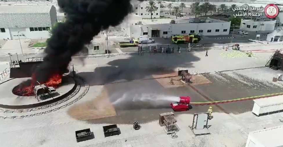 New firefighting robot tested in Abu Dhabi